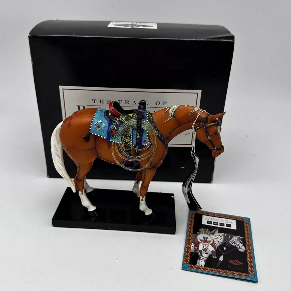 Enesco‎ The Trail of Painted ponies Happy Trails horse figure 1473. No tag/box